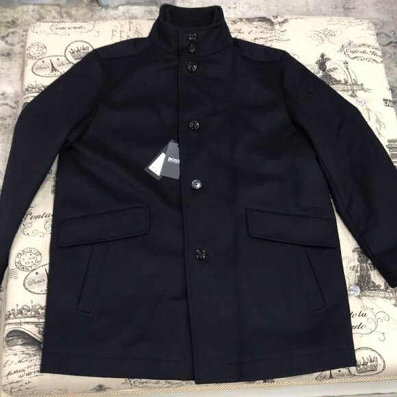 Boss Men's Relaxed-Fit Car Coat - Picture 2 of 8